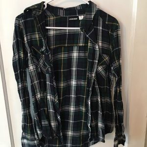 Green and Navy Flannel